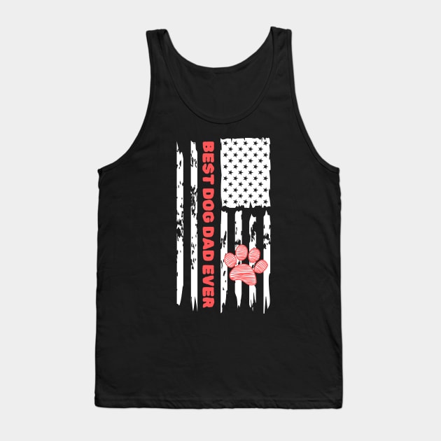 Best Dog Dad Ever Tank Top by Teewyld
